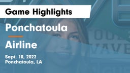 Ponchatoula  vs Airline  Game Highlights - Sept. 10, 2022