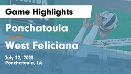Ponchatoula  vs West Feliciana  Game Highlights - July 22, 2023