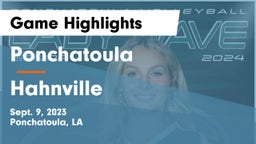 Ponchatoula  vs Hahnville  Game Highlights - Sept. 9, 2023