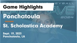 Ponchatoula  vs St. Scholastica Academy Game Highlights - Sept. 19, 2023