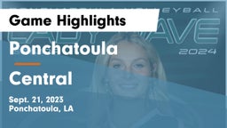 Ponchatoula  vs Central  Game Highlights - Sept. 21, 2023