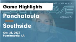 Ponchatoula  vs Southside  Game Highlights - Oct. 28, 2023