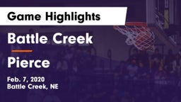 Battle Creek  vs Pierce  Game Highlights - Feb. 7, 2020