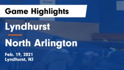 Lyndhurst  vs North Arlington  Game Highlights - Feb. 19, 2021