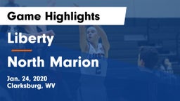 Liberty  vs North Marion  Game Highlights - Jan. 24, 2020