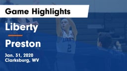 Liberty  vs Preston  Game Highlights - Jan. 31, 2020