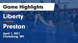 Liberty  vs Preston  Game Highlights - April 1, 2021