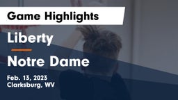 Liberty  vs Notre Dame Game Highlights - Feb. 13, 2023