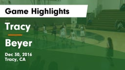 Tracy  vs Beyer Game Highlights - Dec 30, 2016