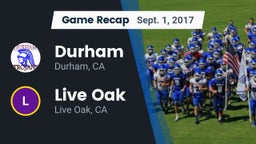 Recap: Durham  vs. Live Oak  2017