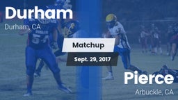 Matchup: Durham  vs. Pierce  2017
