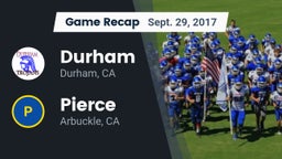 Recap: Durham  vs. Pierce  2017