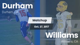 Matchup: Durham  vs. Williams  2017