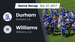 Recap: Durham  vs. Williams  2017