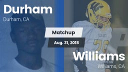 Matchup: Durham  vs. Williams  2018