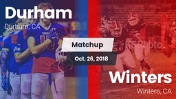 Matchup: Durham  vs. Winters  2018