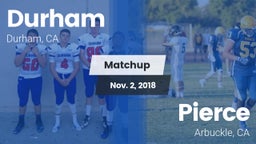 Matchup: Durham  vs. Pierce  2018