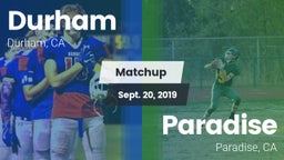 Matchup: Durham  vs. Paradise  2019