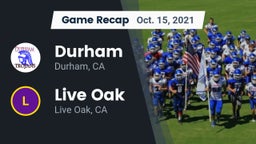 Recap: Durham  vs. Live Oak  2021