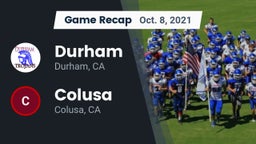Recap: Durham  vs. Colusa  2021