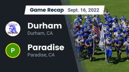 Recap: Durham  vs. Paradise  2022