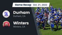 Recap: Durham  vs. Winters  2022