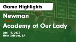 Newman  vs Academy of Our Lady Game Highlights - Jan. 19, 2023
