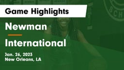 Newman  vs International Game Highlights - Jan. 26, 2023