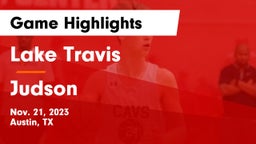 Lake Travis  vs Judson  Game Highlights - Nov. 21, 2023