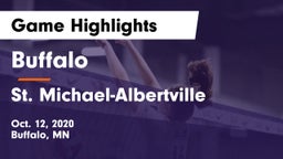 Buffalo  vs St. Michael-Albertville  Game Highlights - Oct. 12, 2020