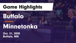 Buffalo  vs Minnetonka  Game Highlights - Oct. 21, 2020