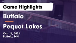 Buffalo  vs Pequot Lakes  Game Highlights - Oct. 16, 2021