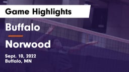 Buffalo  vs Norwood  Game Highlights - Sept. 10, 2022