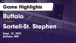 Buffalo  vs Sartell-St. Stephen  Game Highlights - Sept. 12, 2022