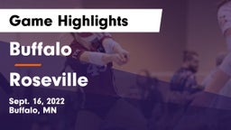 Buffalo  vs Roseville  Game Highlights - Sept. 16, 2022