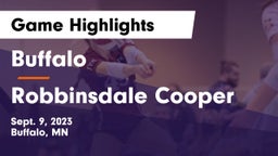 Buffalo  vs Robbinsdale Cooper  Game Highlights - Sept. 9, 2023