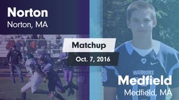 Matchup: Norton  vs. Medfield  2016