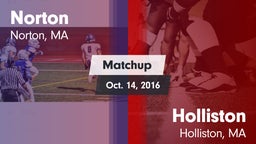 Matchup: Norton  vs. Holliston  2016