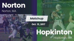 Matchup: Norton  vs. Hopkinton  2017