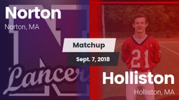 Matchup: Norton  vs. Holliston  2018