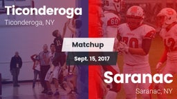 Matchup: Ticonderoga High vs. Saranac  2017