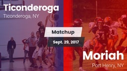Matchup: Ticonderoga High vs. Moriah  2017