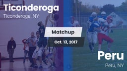 Matchup: Ticonderoga High vs. Peru  2017