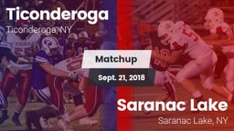 Matchup: Ticonderoga High vs. Saranac Lake  2018