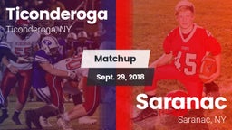 Matchup: Ticonderoga High vs. Saranac  2018