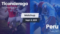 Matchup: Ticonderoga High vs. Peru  2019