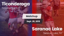 Matchup: Ticonderoga High vs. Saranac Lake  2019