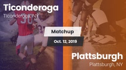 Matchup: Ticonderoga High vs. Plattsburgh  2019