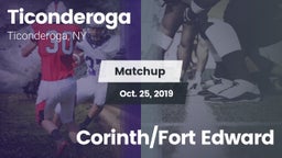 Matchup: Ticonderoga High vs. Corinth/Fort Edward 2019