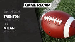 Recap: Trenton  vs. Milan  2016